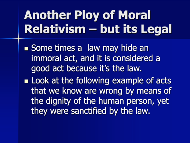 The Myth Of Moral Relativism - J Dolhenty - 14